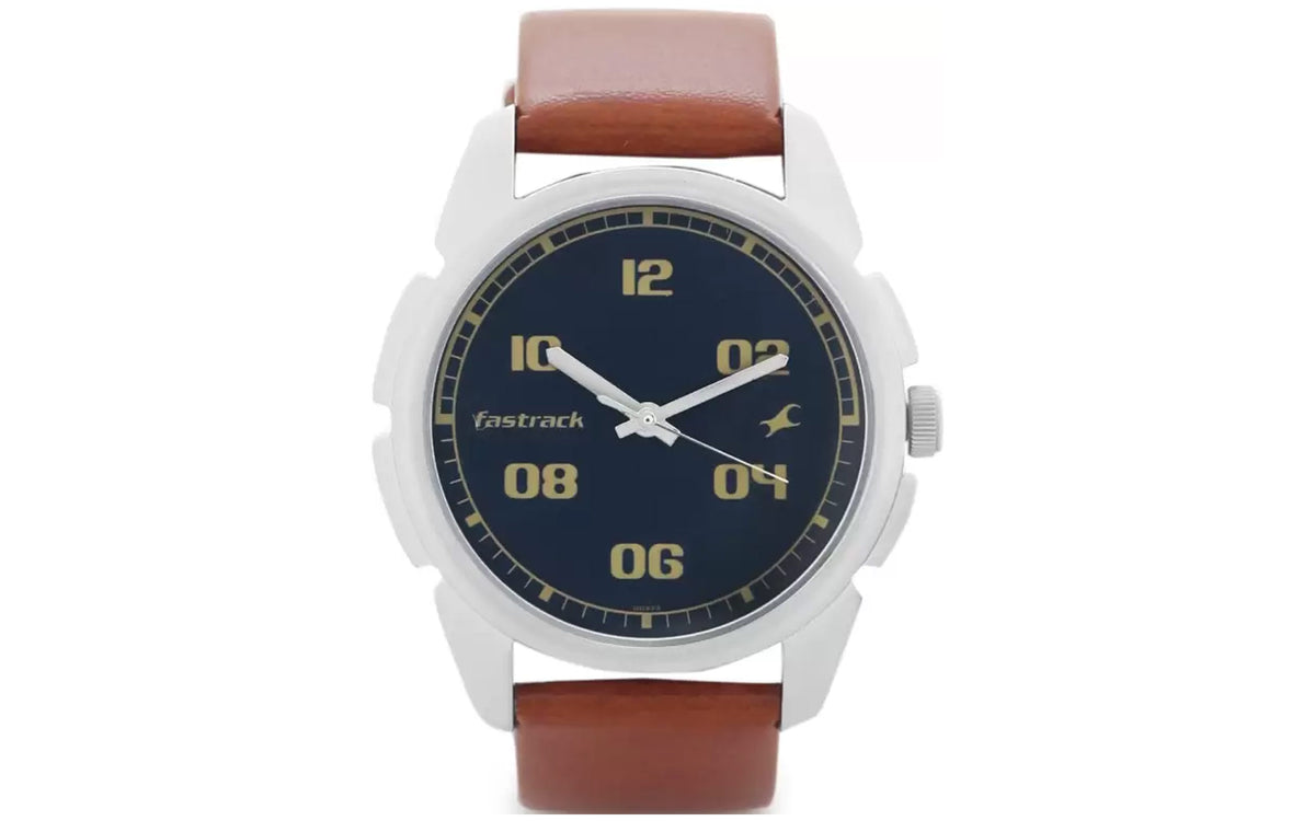 Fastrack NR3124SL02 Brown Leather Analog Men s Watch Better