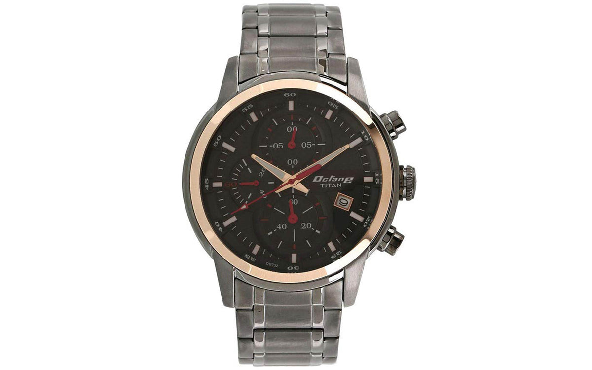 Titan octane watches leather on sale belt