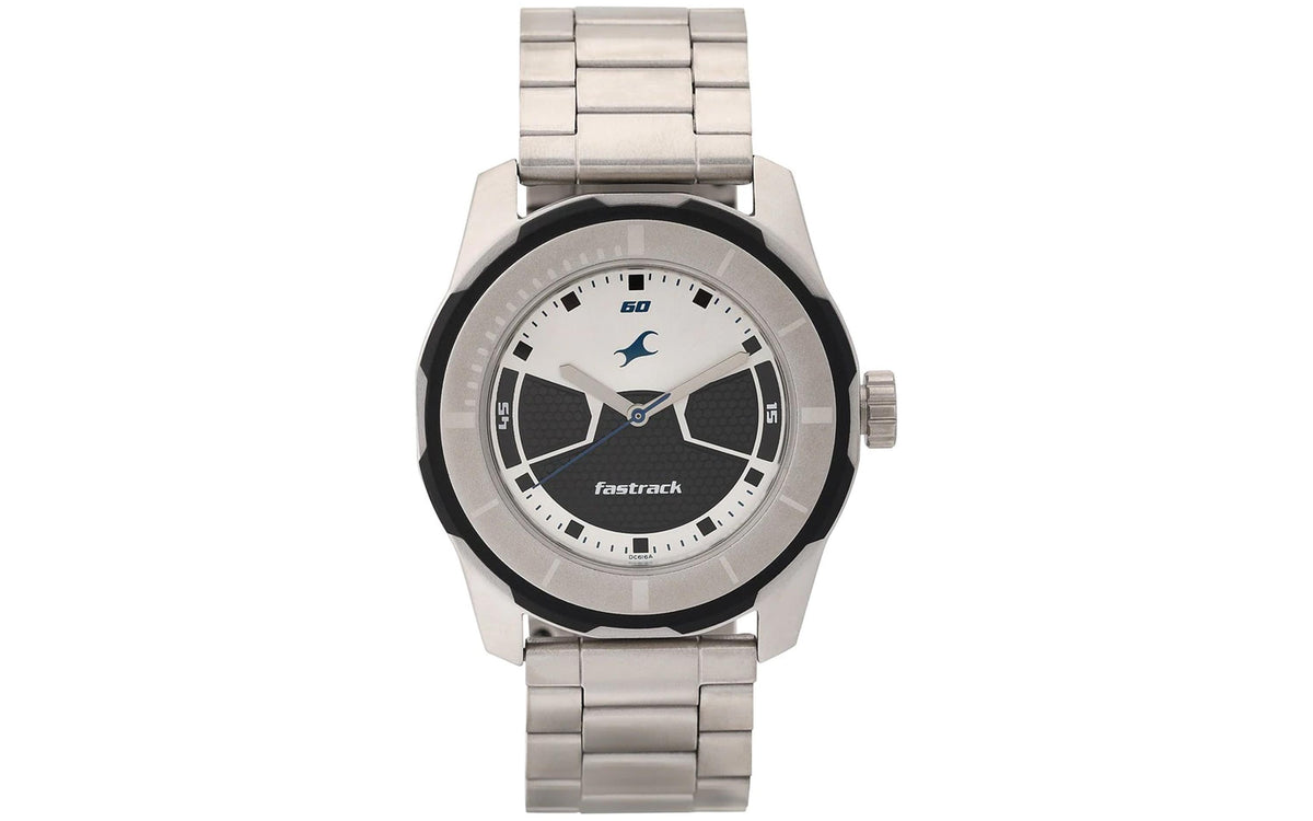 Fastrack 3099sm02 metal store analog men's watch