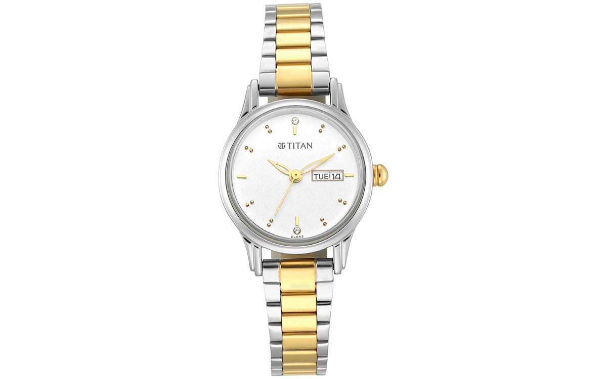 Titan 9710 metal oval on sale watch