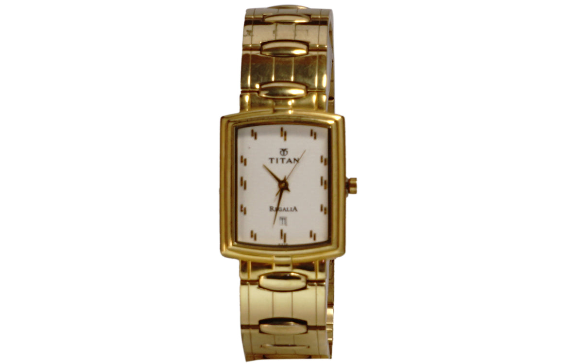 Gold plated best sale watch titan