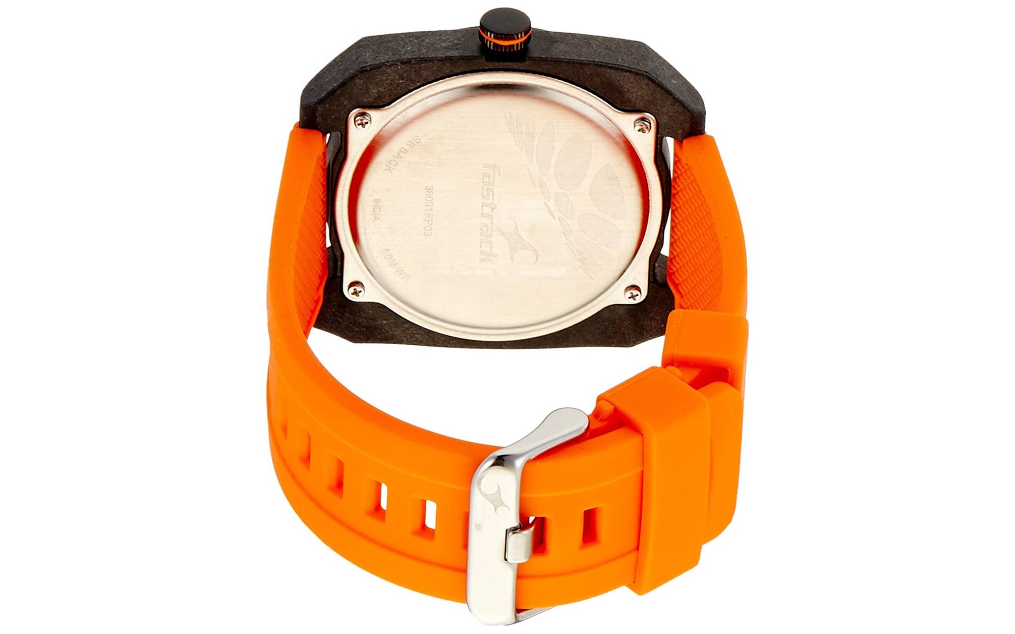 Fastrack orange strap watch sale