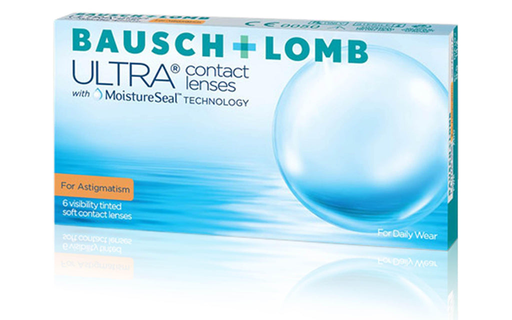 Bausch & Lomb Ultra (Toric Monthly Disposable Contact Lens) 6 Lens Pack Left Image