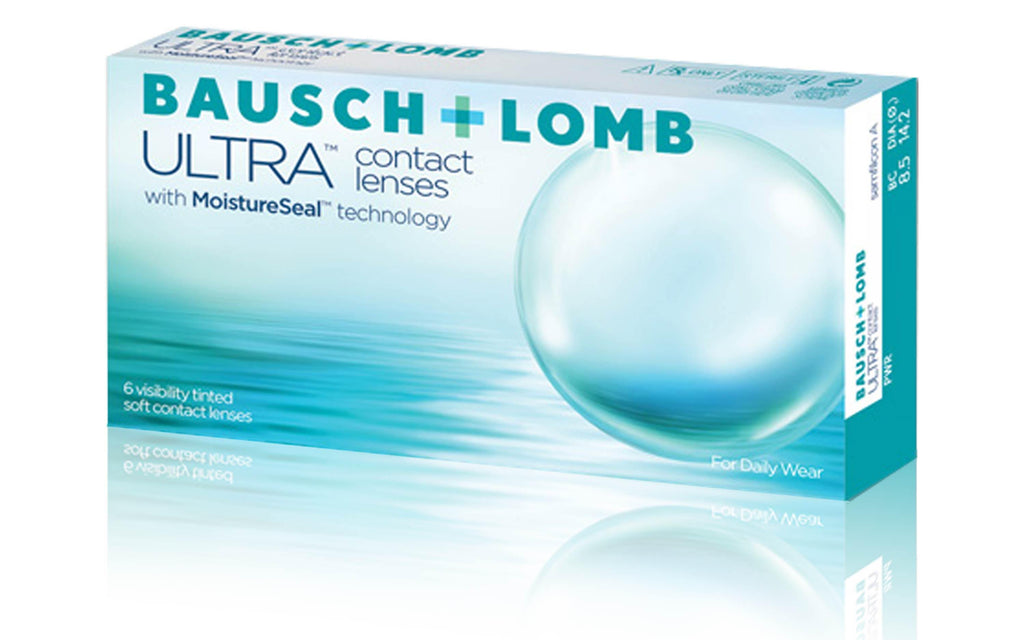 Bausch & Lomb Ultra (Spherical Monthly Disposable Contact Lens) 6 Lens Pack Left Image