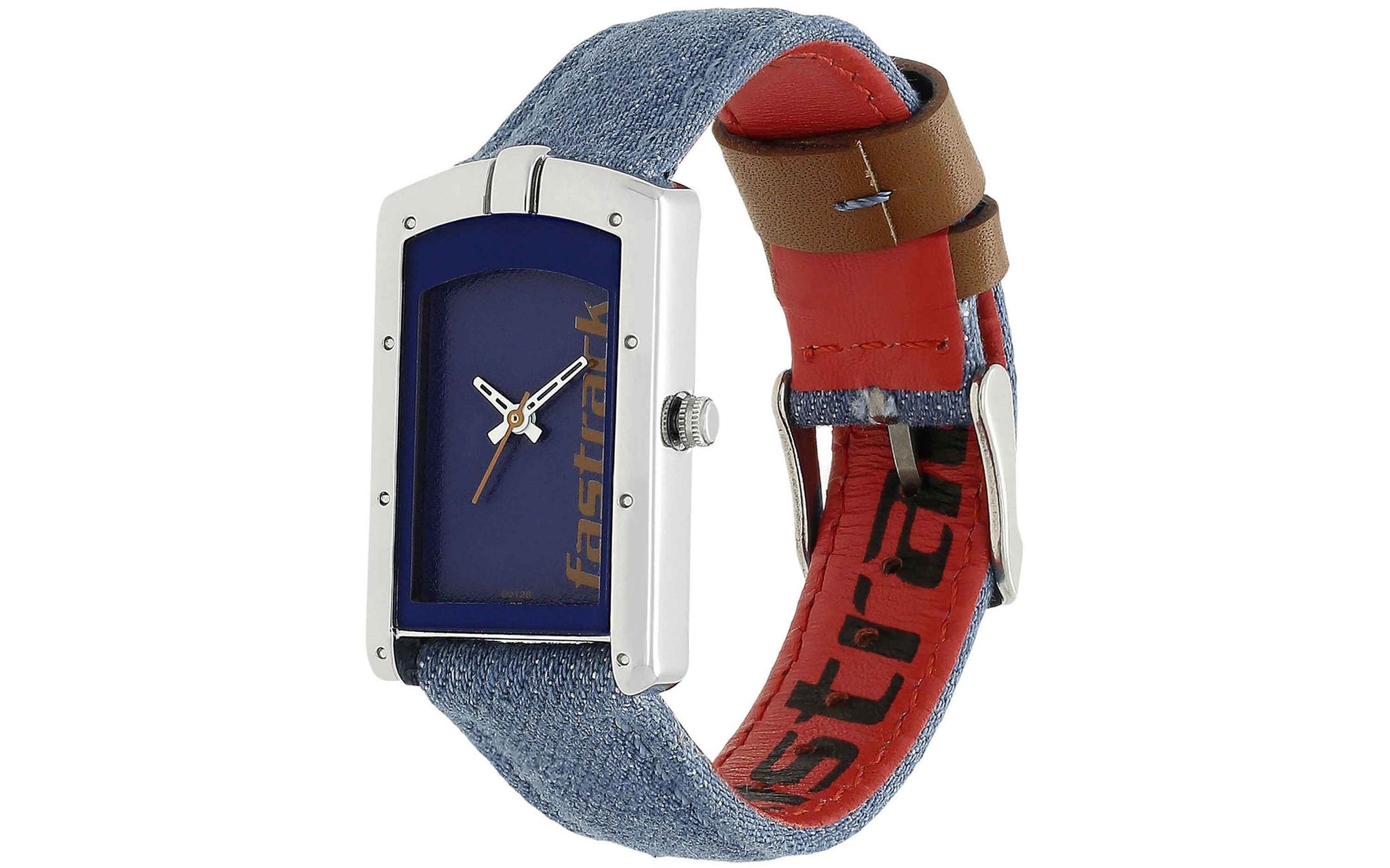 Fastrack NM6183SL01 Blue Metal Analog Watch for Women Better Vision