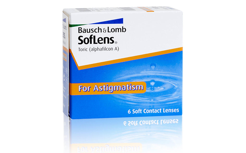 Bausch & Lomb SofLens (Toric Monthly Disposable Contact Lens) 6 lens pack Front View Image