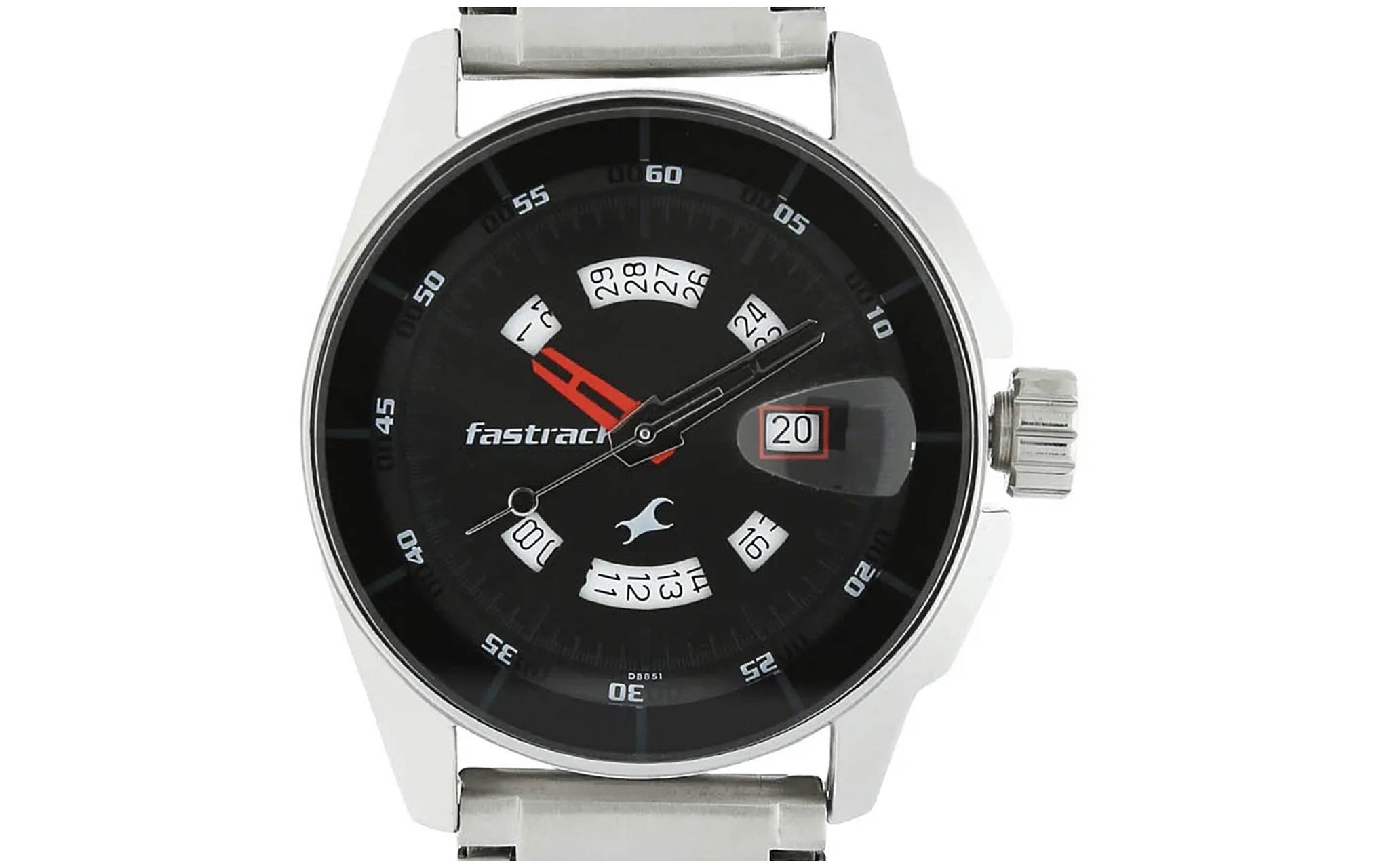 Fastrack NM3089SM03 Black Metal Analog Watch for Men Better Vision