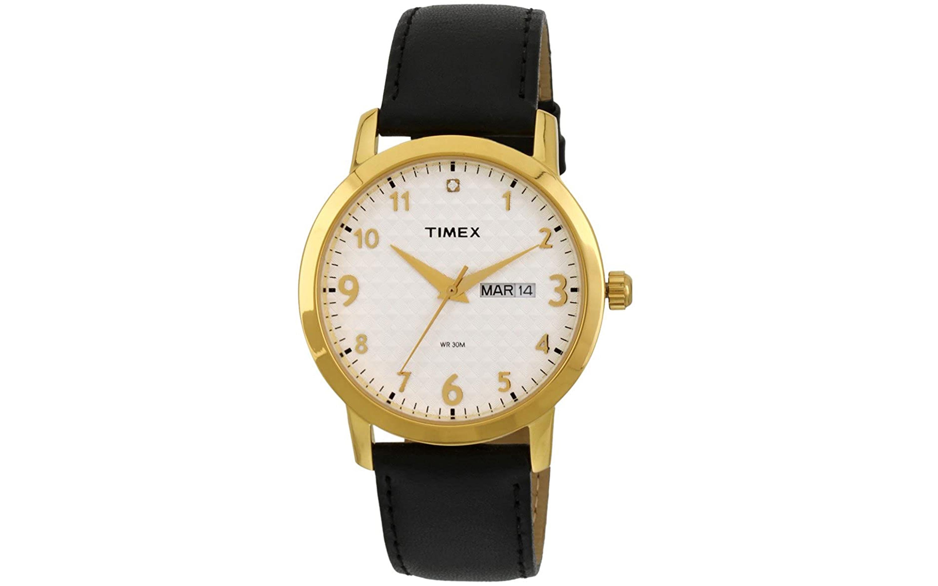 Timex leather watch online price